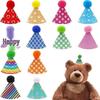 Pet Birthday Pom-Pom Party Hat for Cats, Dogs & Bears - Cute Doll Decoration