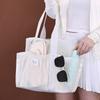 9017 Mesh Beach Bag Outdoor Swimming Toiletries Storage Tote Portable Cosmetic Handbag