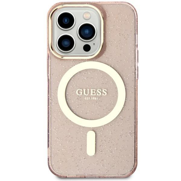 Custodia per iPhone 11 Guess MagSafe Glitter Oro