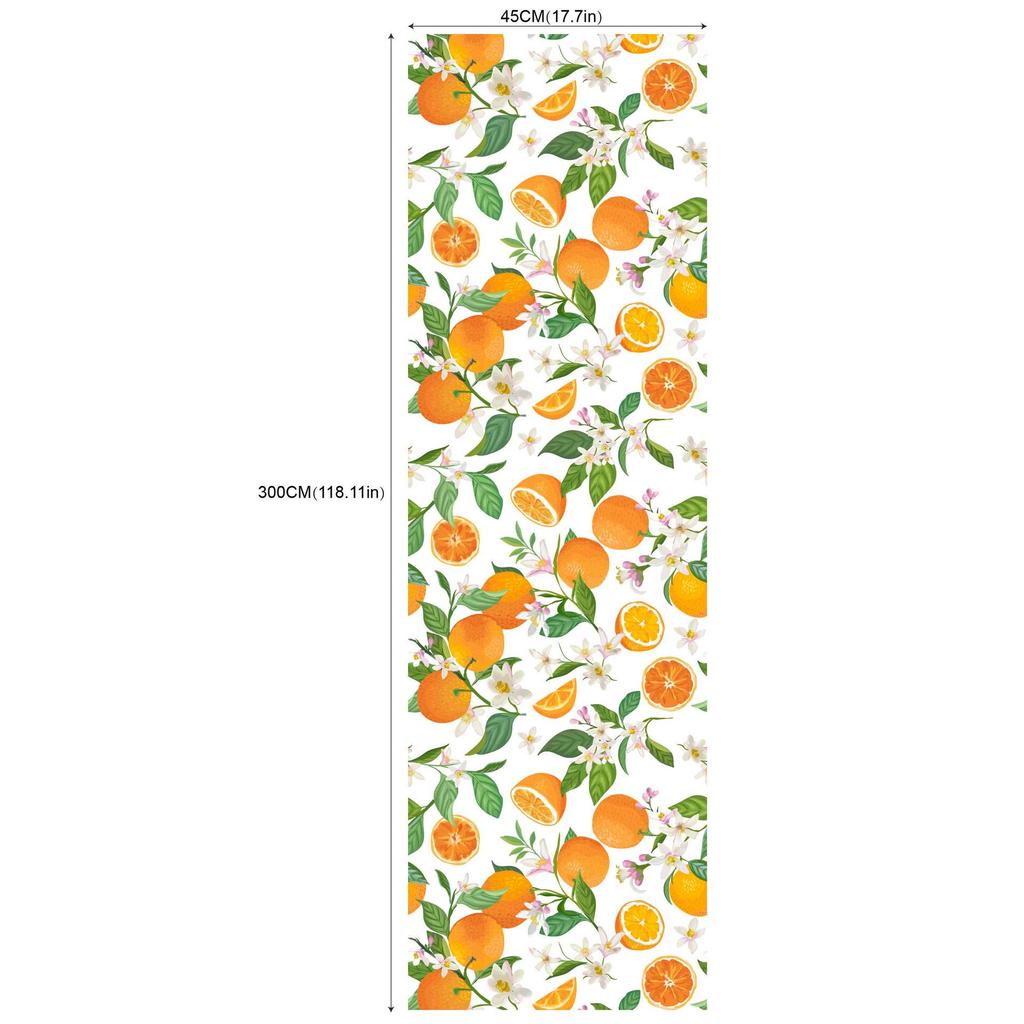 Květinová citronová samolepicí tapeta pro dekoraci ložnice a hotelu RW181-200