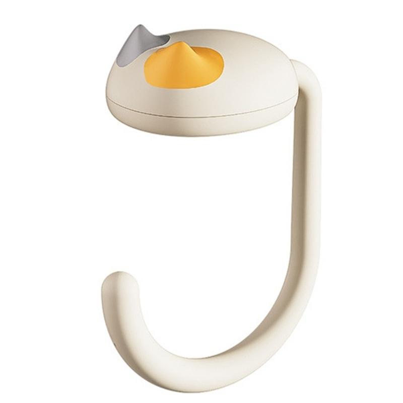 

Sturdy Cats Themed Desk Hook for Bags Simple Installation Ideal for Students and Professionals in Any Setting off білий колір