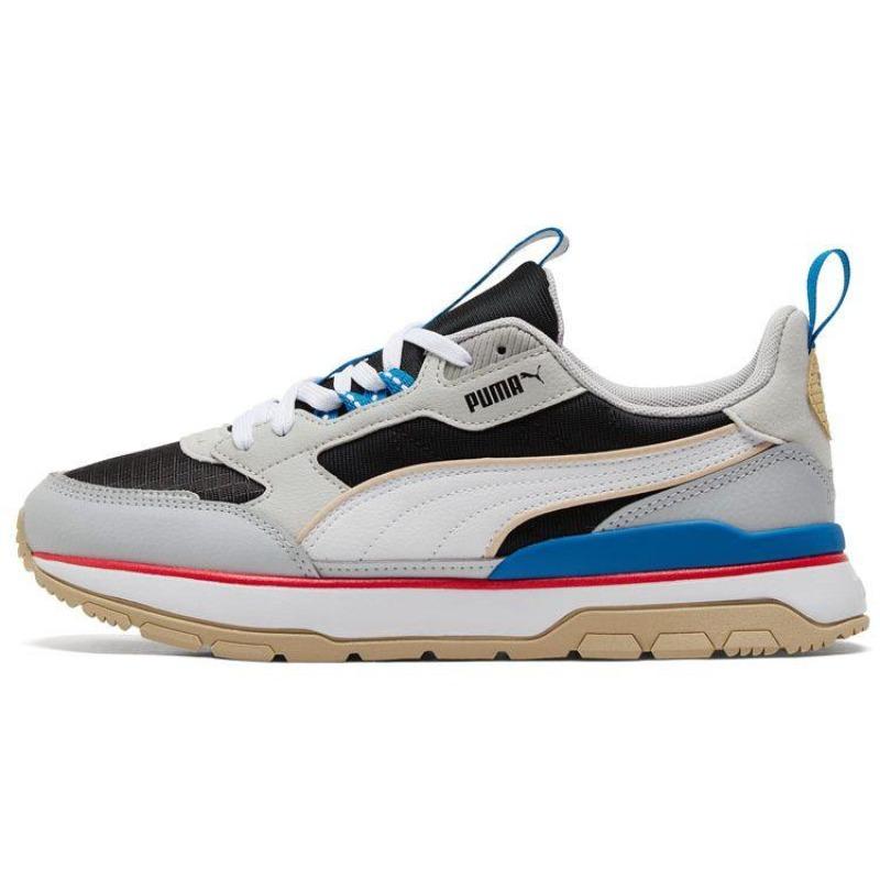 Puma R78 Trek Unisex White Glacial Blue Black 380728-03 EU 37