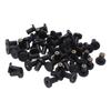 50Pcs Set Rubber M5 Well Nuts Fasteners for Car Windscreen Motorcycles Fairing Kayaks
