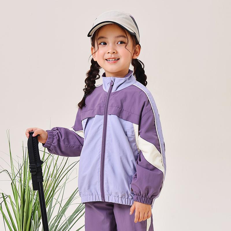 B.DUCK Little Yellow Duck Children's Standing Collar Windbreaker Jacket