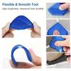 4pcs Silicone Glass Cement Scraper Sealant Grout Remover Tool Home Finishing Caulking Tools Home Cleaning Hand Spatula Tool