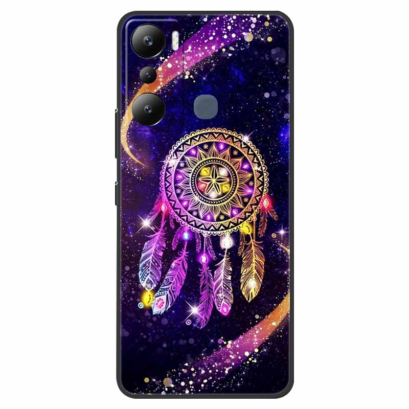 For Infinix Hot 20i Case Hot12i X665C Shockproof Soft Silicone TPU Back Cover For Infinix Hot 20i 20 I X665E Phone Cases 6.6"
