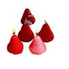 Strawberry Scented Soy Wax Candle - Cute Handmade Gift for Birthdays & Parties