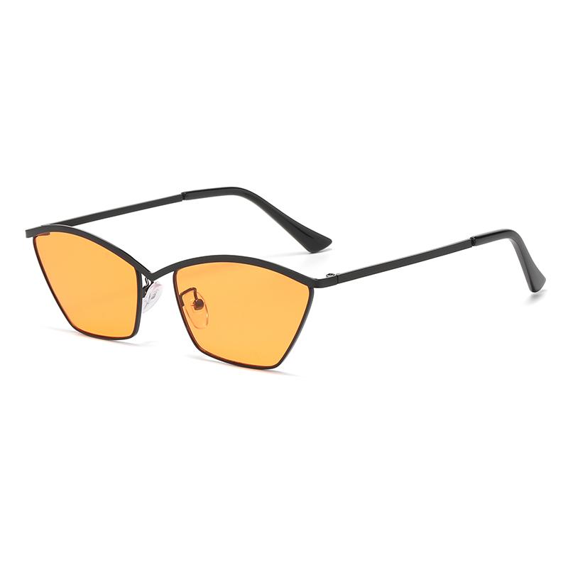 

New Trendy Cat Eye Retro Metal Frame Sunglasses High-end Uv Resistant Sunglasses For Men And Women 2508