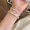 VENTFILLE 925 Sterling Silver Flower Bangle for Women Texture Design Versatile Temperament Sweet Romantic Jewelry Gift Dropship