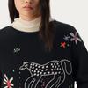 Broadcast Women's Jacquard Wool Pullover Sweater