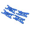 RC Front and Rear Lower Suspension Arm Set Aluminum Alloy RC Swing Arm Set for LOSI 1 10 22S 2WD RC Cars Blue