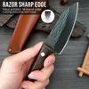 Forged Handmade Knife Multi-use 4inch Handmade High Carbon Steel Mongolia Paring Knife Barbecue Kitchen Chef Knife