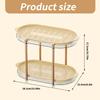 Small Cup Drainer Rack with Two Layer Double Layer Cup Holder Drainer Rack Suitable for Home or Office Cup Management