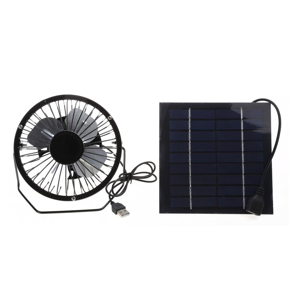 Solar Powered Exhaust Fan Solar Panel High Speed Exhaust Fan Kit for Chicken Coops Greenhouses Sheds Pet Houses Home Car