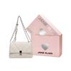 New JANE KLAIN PU Shoulder Bag Regular Women's White/Black JK-BA1606
