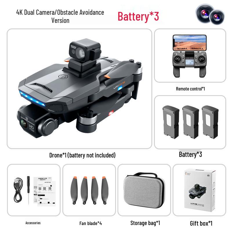 K918MAX Professional HD Drone with Laser Obstacle Avoidance and GPS