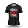 T-shirt Fairtex Muay Thai Hommes Femmes MMA Boxe Entraînement Tee NoirBlanc Streetwear Sportswear Manches Courtes Haut de Sport pour la Salle de Sport Unisexe