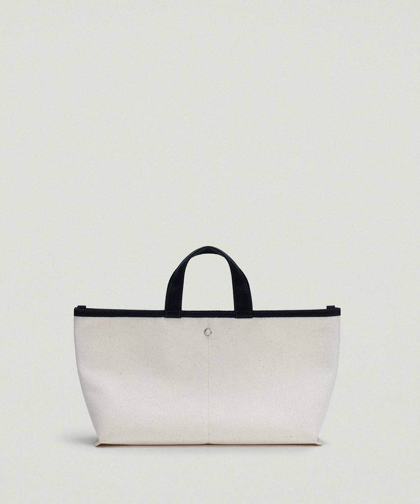 Zoeet Standard Tote Canvas Bag (Ecru)