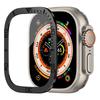 Screen Protector For Apple Watch Ultra 49mm Accessories Metal Bumper+Tempered Glass Aluminum Alloy Cover HD iWatch Ultra 49 Mm