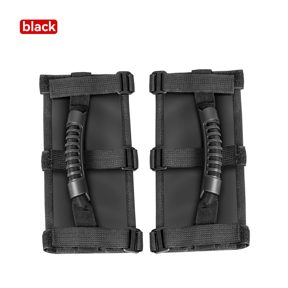 

2x Ручки-поручни на дугу безопасности, ремни-ручки для Wrangler JK JKU JL JLU YJ CJ TJ RZR ATV UTV, внедорожные аксессуары