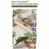 Stainless Steel Parrot Feeding Bowl Durable Bird Food Container Bird Food Water Bowl  Parrot