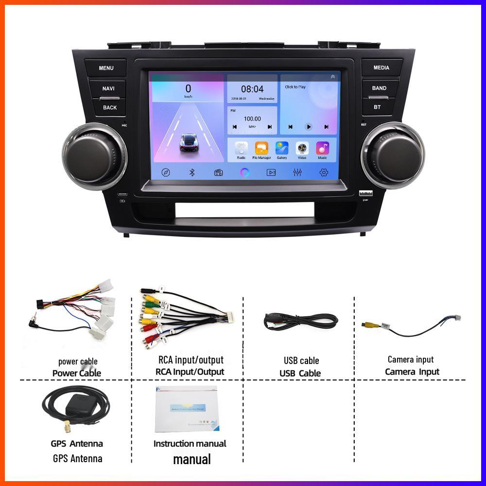 Wireless CarPlay Navigation Screen for 09-13 Toyota Highlander/Camry Models