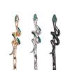 Tool Girl Haaraccessoires Groen Zilver Oude Stijl Haarpin Chinese Stijl Hoofddeksel Hanfu Haarspelden Metalen Slang Haarpin