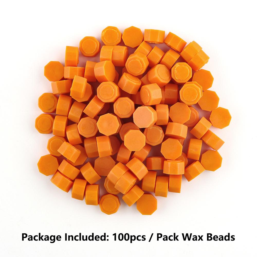 100pcs Wax Seal Beads - 24 Colors Sealing Wax Beads for Making Wax Seals, Decor for Envelope Letter Wedding Invitation