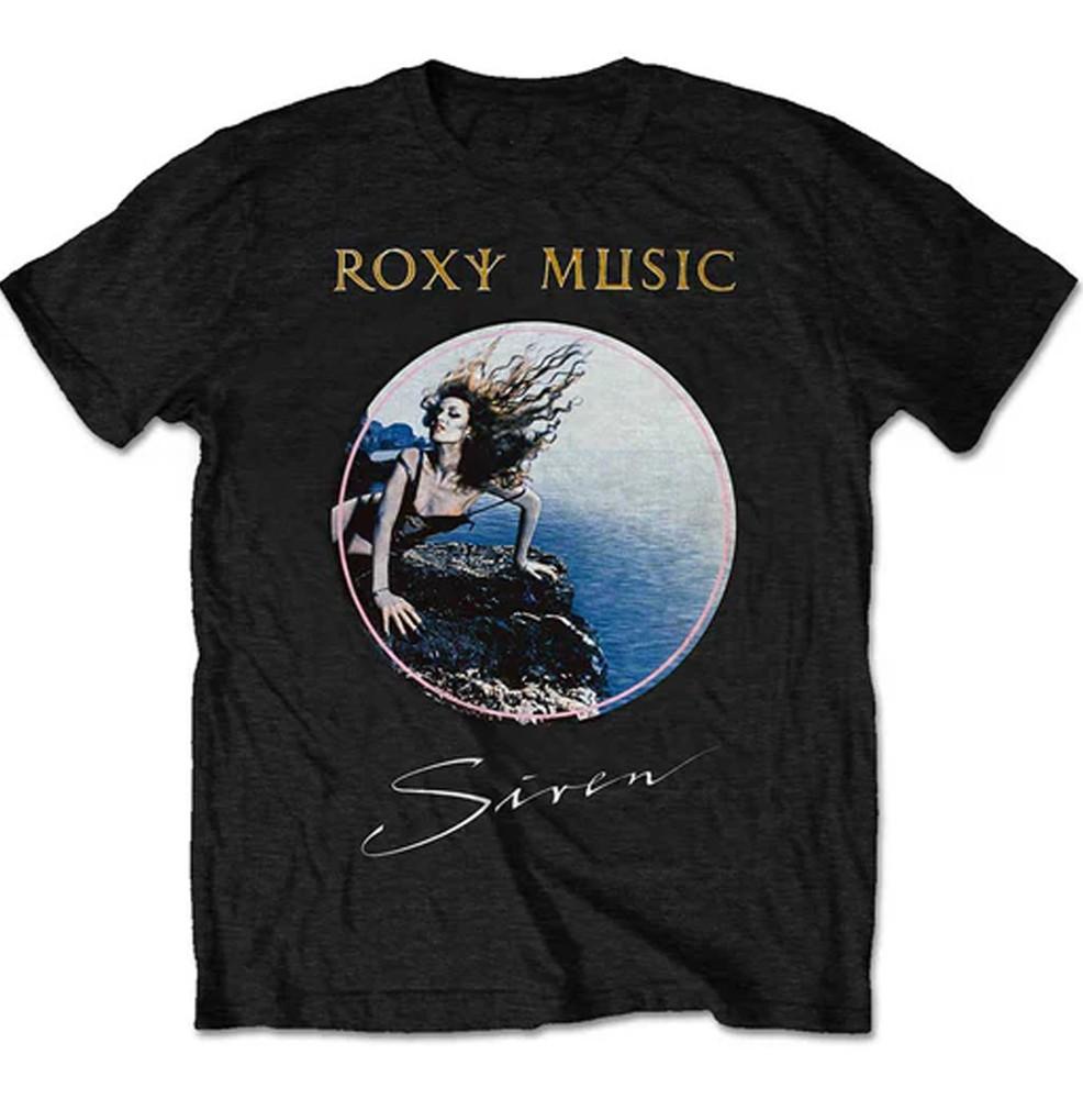 Roxy Music Rock Band Black Graphic Shirt Unisex S5XL R314 Unisex T-Shirt S
