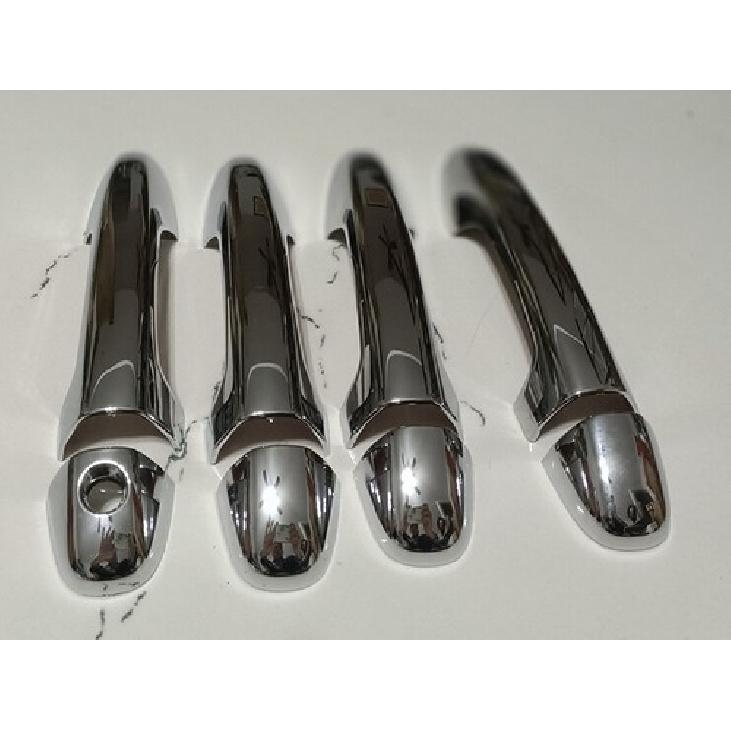 External Side Door Handle Cover Trim for 2013-2018 RAV4 Chrome Trims ABS 8PCS