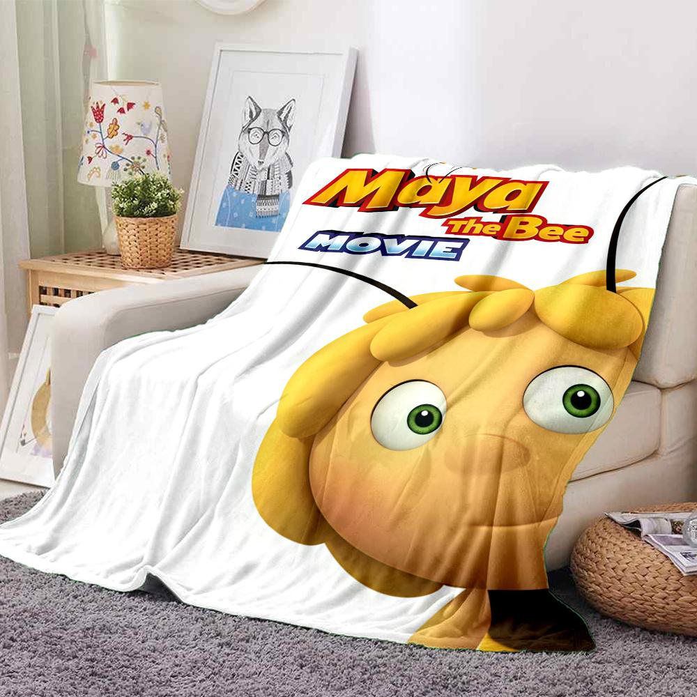 Maya Bee Blanket, High quality Comfortable for All Seasons, Home Decor, Warmth and Comfort