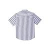 Converse Striped Short Sleeve Button Down Asia Sizing 'Blue' Men's 10024060-A02