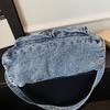 Gewaschene Denim-Tragetasche mit mehreren Taschen Damen-Umhängetasche