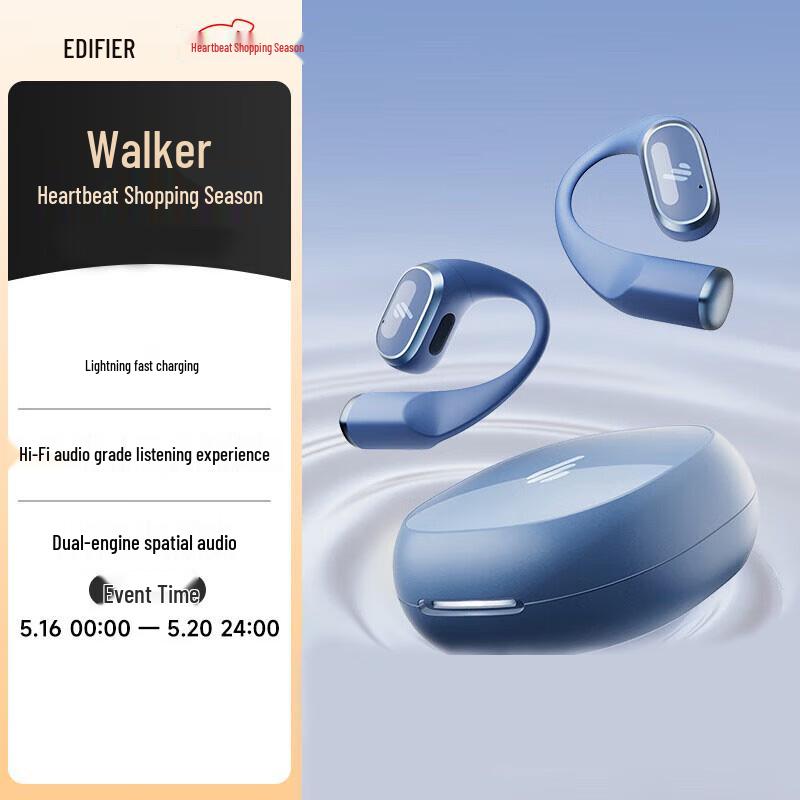 Edifier Comfo Solo Open-Ear True Wireless Bluetooth Sport Earbuds