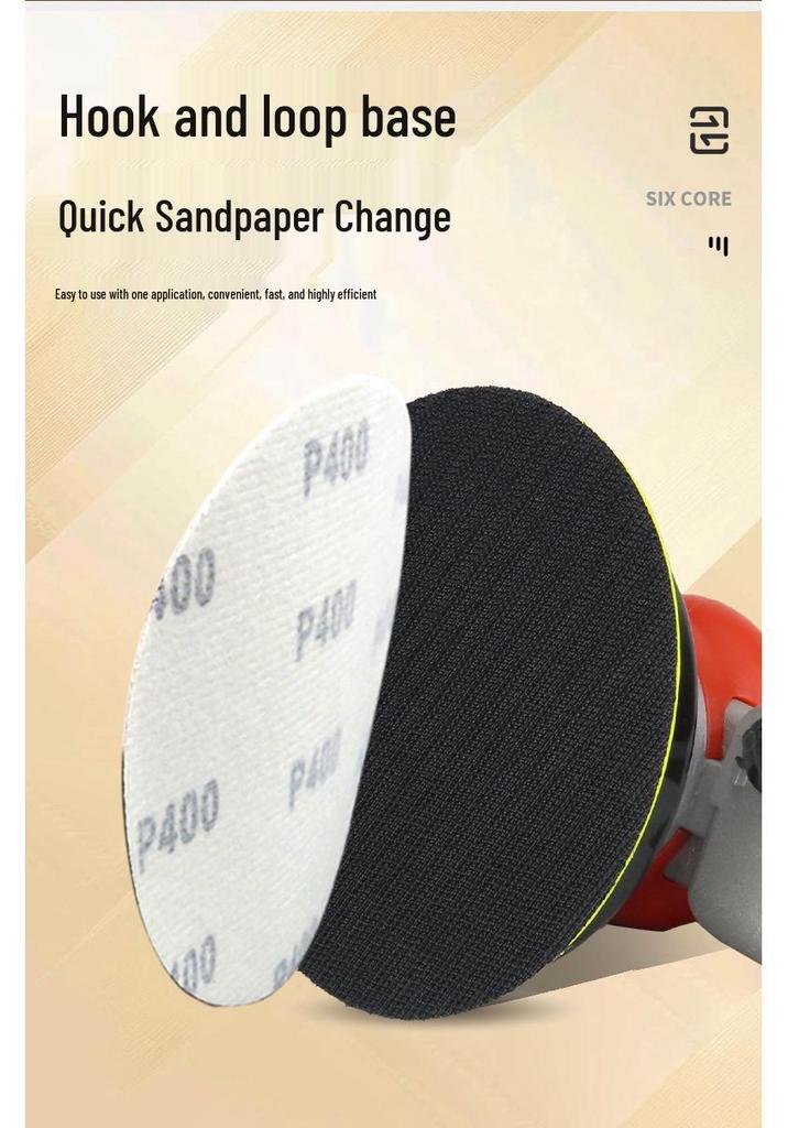 5" Gaobao Pneumatic Sander & Polisher for Car, Air, and Stone Surfaces