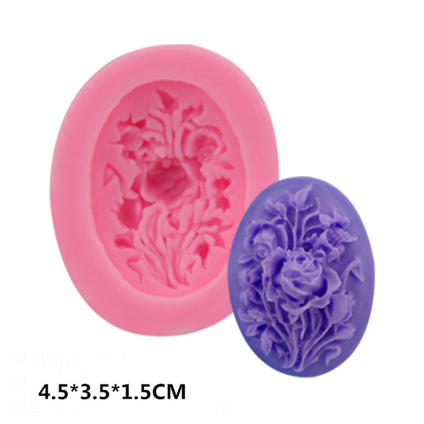 DIY Flower Shape Silica Gel Mold Soft Candy Craft Cake Candy Cake Baking Tool Mold Cake Decoration Tool