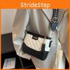 Trendy 2023 New Color Block Pu Grid Wander Bag With Wide Shoulder Strap Urban Minimalist Crossbody Wholesale