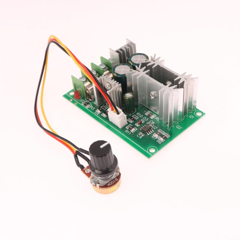 1 Satz PWM Motor Drehzahlregler 20A Stromregler DC10-60V DC Motor Drehzahlregler 12V 24V 36V 48V Hochleistungs-Ansteuermodul
