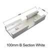 200MM T Track Woodworking Tool Accurate Scale Easy To Install Aluminum Alloy Woodworking Tool White