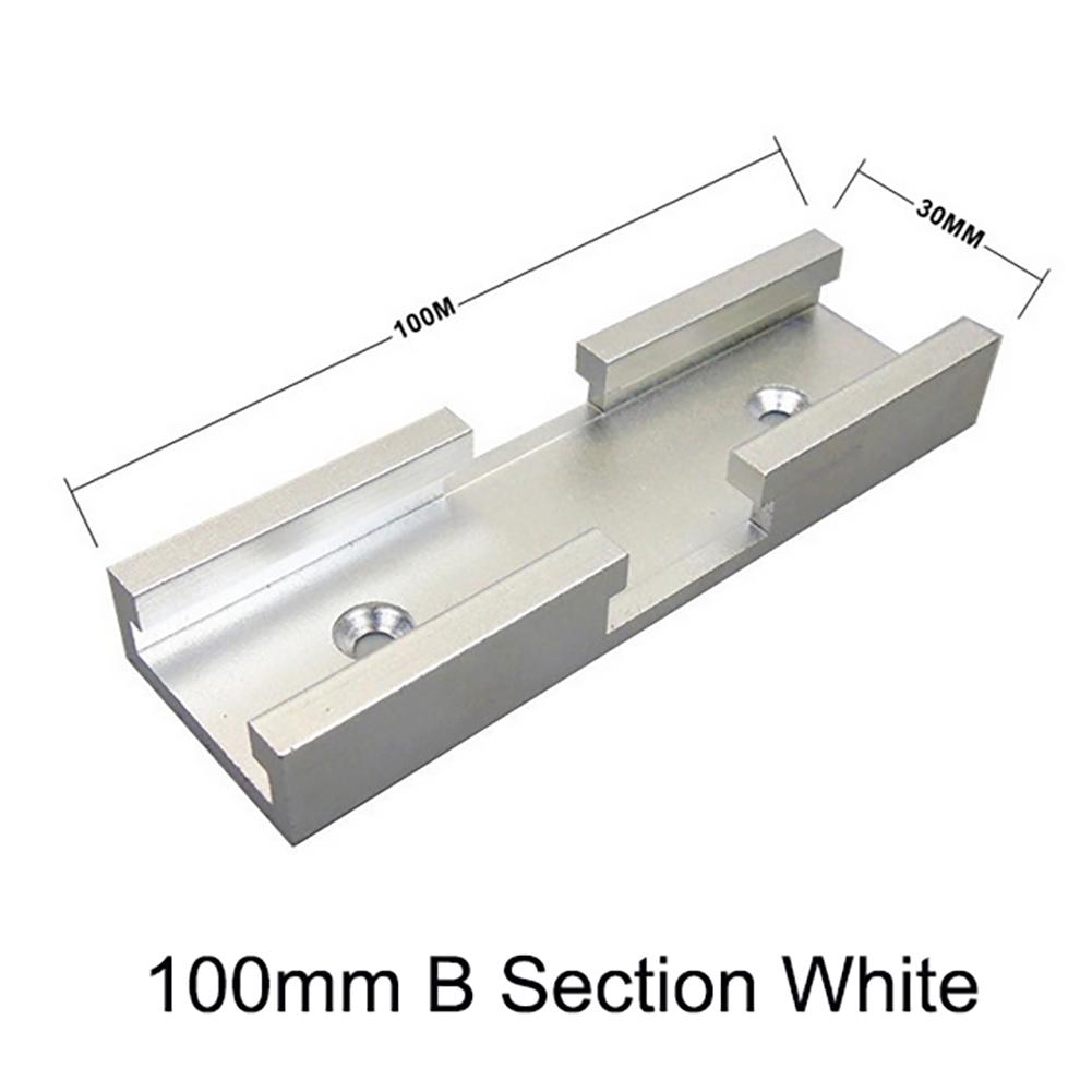 200MM T Track Woodworking Tool Accurate Scale Easy To Install Aluminum Alloy Woodworking Tool White