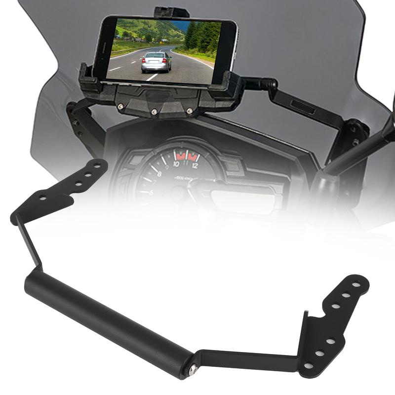 Motorcycle Navigation Bracket GPS Phone Holder Fit for V‑Strom DL1000 2014‑2019 Windscreen Mount Bracket
