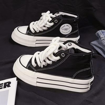 2025 Neue Frühling Sneaker Damen Sommer Canvas Plateau Damen Vulkanisierte Schuhe Flache Schuhe Casal Sportschuhe für Damen