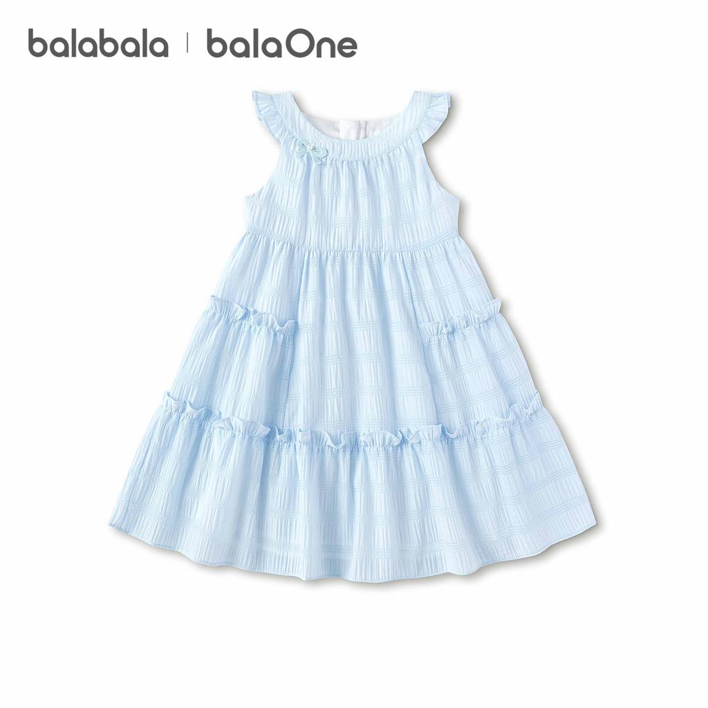 BalaOne: Balabala Dress for Girls, 2026 New Summer Dress, Embroidered Bow