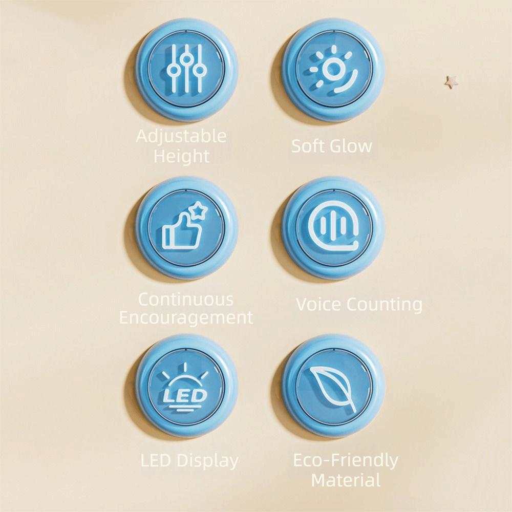 Luminescent Children's Jumping Trainer Intelligent Touch Jump High Counter  Kids Exercise