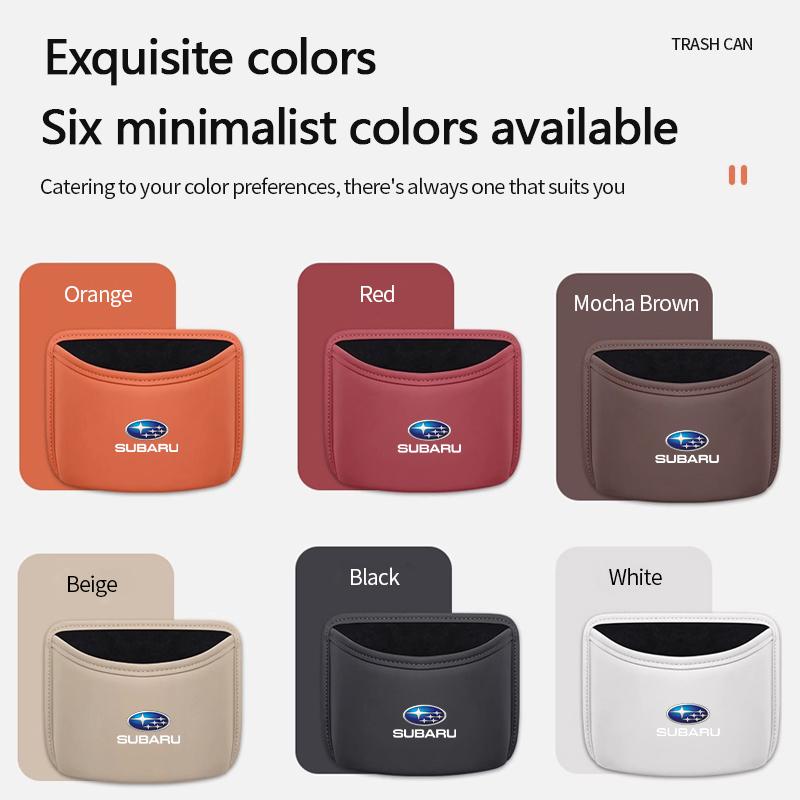 Car Trash Can Multi-functional Organizer Storage Box for Subaru Impreza Legacy STI Forester Outback WRX BRZ Tribeca WRC ASCENT zns1