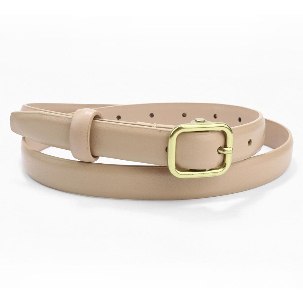 

Belt Female Slim Decoration Student Jeans Belt Vintage Simple Ladies Fine Belt 105cm