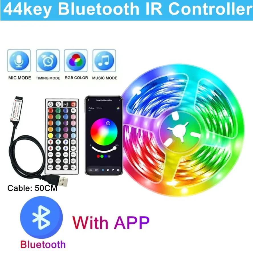 3535 5V USB LED Strip Lights APP Control Color Changing RGB Led Light Flexible Lamp Tape for Room Decoration TV Backlight Diode