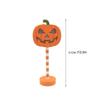 Pumpkin Halloween Wooden Night Light Atmosphere Lamp Pumpkin  Ornament Lantern  Halloween Decor