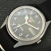 SEIKO 5 AUTOMATIC 7019A VINTAGE JAPAN MENS ARABIC BLACK DIAL WATCH a701442-5 R206b-a701442