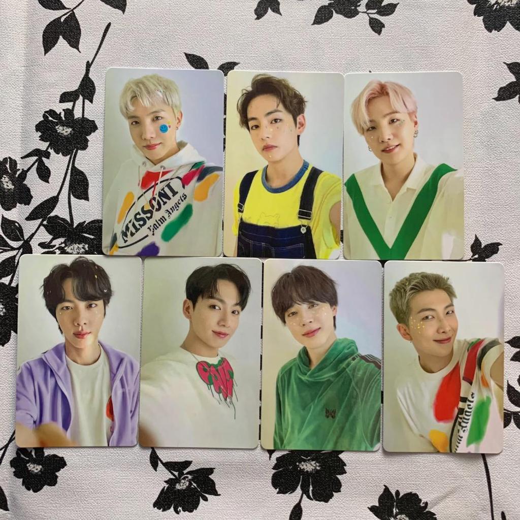 [USED] BTS Fan Club Lottery Bonus Magazine Survey JPFC Trading Cards (7 Cards)